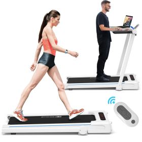 2.25HP Folding Treadmill Running Machine with Table Speaker Remote