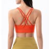 Nylon Top Women Bra Sexy Top Woman Breathable Underwear Women Fitness Yoga Sports Bra For Women Gym 22 Colors