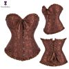 Sexy Women Steampunk Clothing Gothic Plus Size Corsets Lace Up Boned Overbust Bustier Waist Cincher Body Shaper Corselet S-6XL